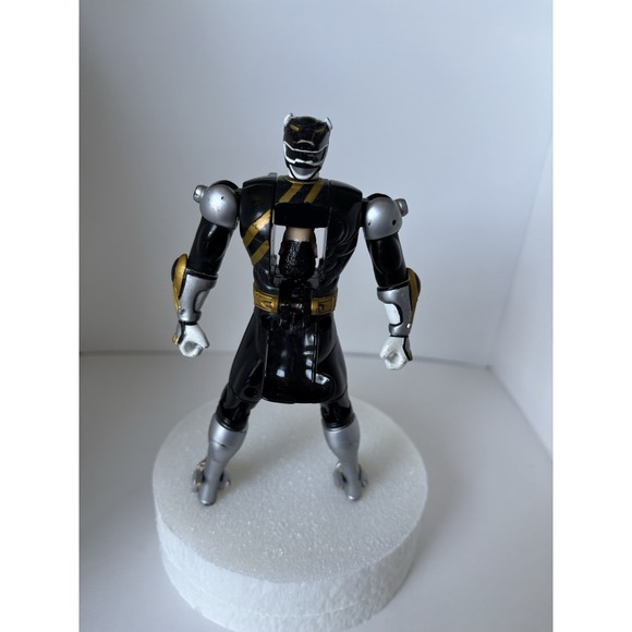 Vintage Power Rangers Wild Force Black Ranger Action Figure 2001 - Picture 1 of 8
